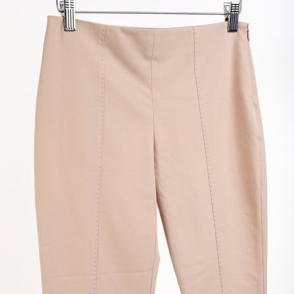 The Row Nude Stretch Twill Topstitched Pants - Picture 3 of 10
